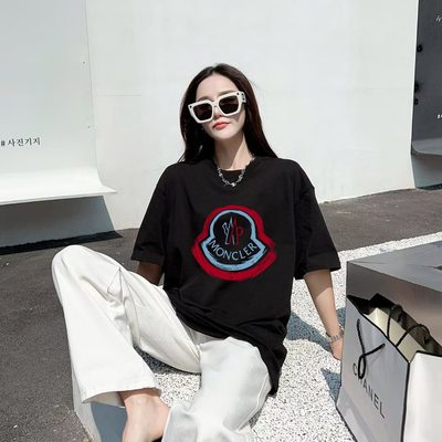 Moncler logo cotton jersey T-shirt — 9