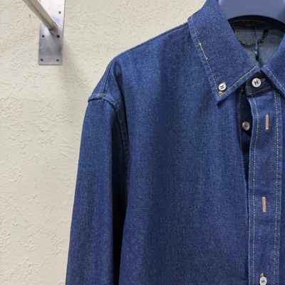 Louis Vuitton Denim Long-Sleeved Shirt — 5