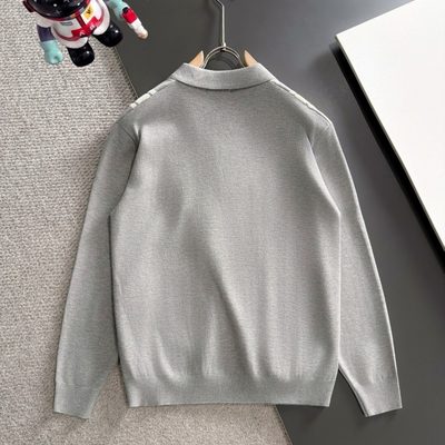 long-sleeve knitted polo sweater — 9