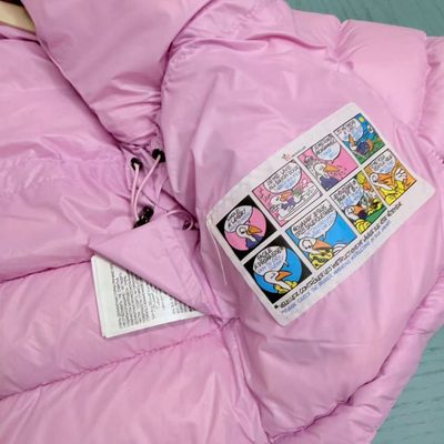Moncler Enfant Maire Hooded Down Jacket in pin — 9