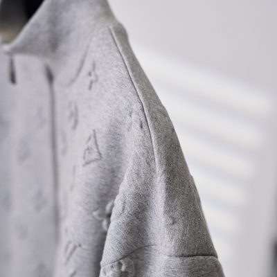 Louis Vuitton Monogram Embossed Track Top, — 8