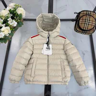 Moncler Enfant Donvar Down Hooded Short Puffer Jacket — 9