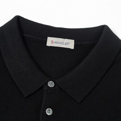 Moncler long-sleeve knit polo sweater — 5