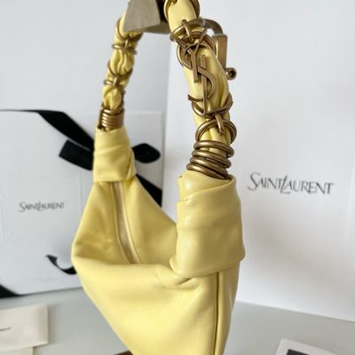 Saint Laurent Amalia Suede Hobo Bag — 4