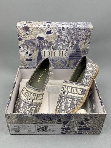 Dior Granville espadrilles in grey