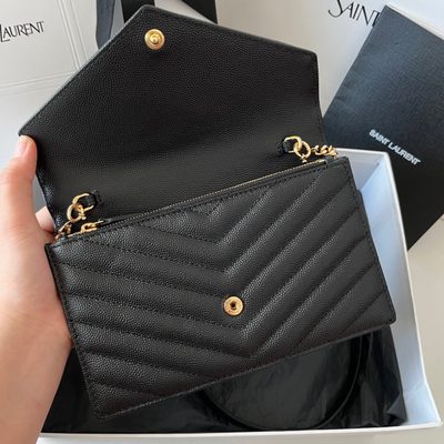 Saint Laurent Classic Cassandre Chain Wallet — 6