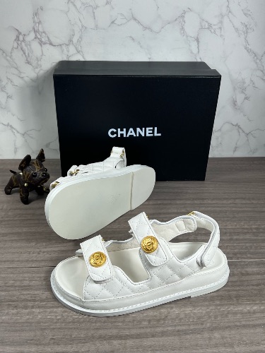 Chanel Quilted Dad Sandals