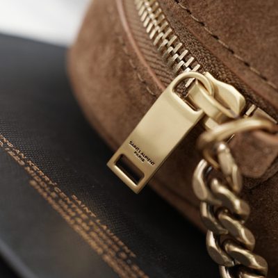 Saint Laurent Loulou Medium Suede Camera Bag — 11
