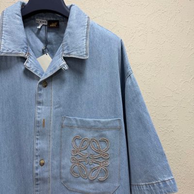 Loewe x Paula's Ibiza washed denim shirt — 3