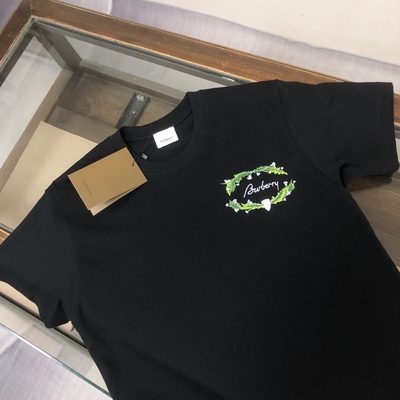 Burberry Thistle Logo Cotton T-Shirt — 3