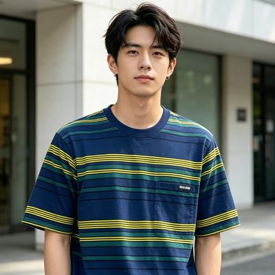 Miu Miu striped pocket t-shirt — 8