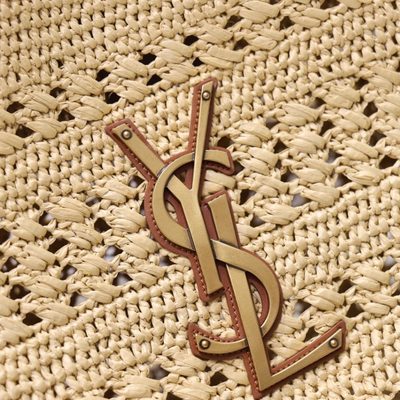 Saint Laurent Icare Medium Raffia Tote — 5