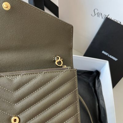 Saint Laurent Classic Cassandre Chain Wallet — 7