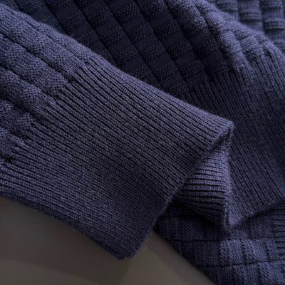 long-sleeve knit polo sweater — 4