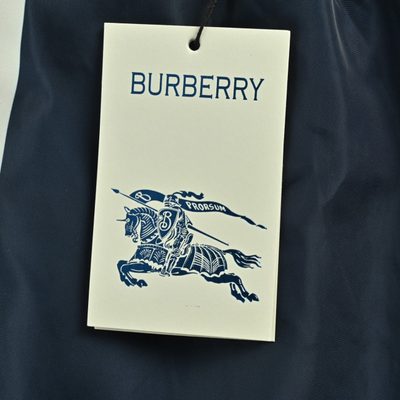 Burberry blue and white checkered swim shorts — 7