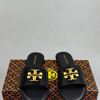 Tory Burch black Eleanor slides — 3