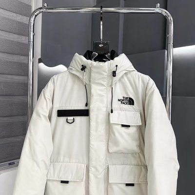 The North Face multi-pocket cargo down puffer jacket — 3