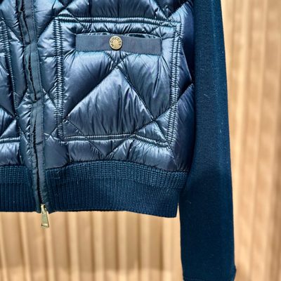 Moncler Cotton Padded Cardigan — 9