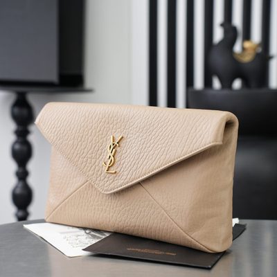 Saint Laurent Cassandre Large Envelope Pouch — 7