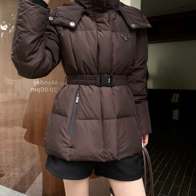 Prada hooded puffer jacket — 4