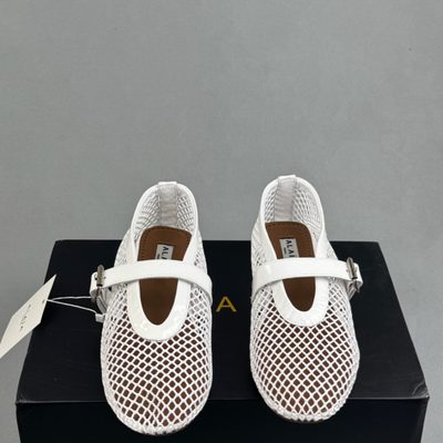 ALAÏA Ballet Flats in Fishnet — 3
