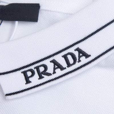 Prada polo shirt in white — 4