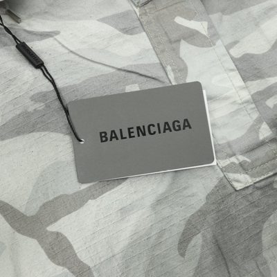 Balenciaga light grey camo cargo shorts — 9