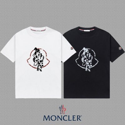 Moncler printed short-sleeved cotton t-shirt — 3