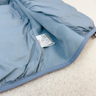 Moncler kids hooded hybrid zip-up jacket — 9