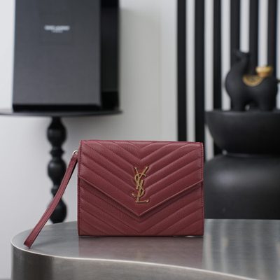 Saint Laurent Cassandre Matelassé Flap Pouches — 3