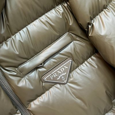 Prada shiny nylon puffer jacket — 6