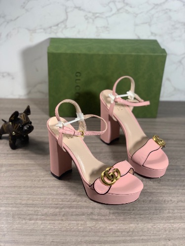 Gucci GG Marmont platform sandals — 4