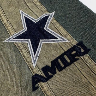 AMIRI Sport Denim Track Pants — 7