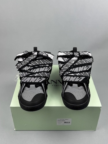 Lanvin Curb leather low-top sneakers — 3