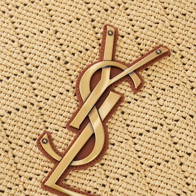 Saint Laurent Icare Hobo in Raffia — 9