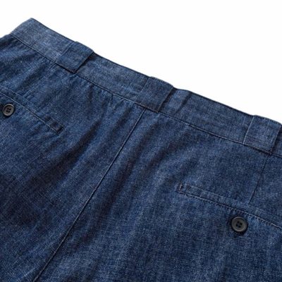 Prada men's blue cotton bermuda shorts — 4