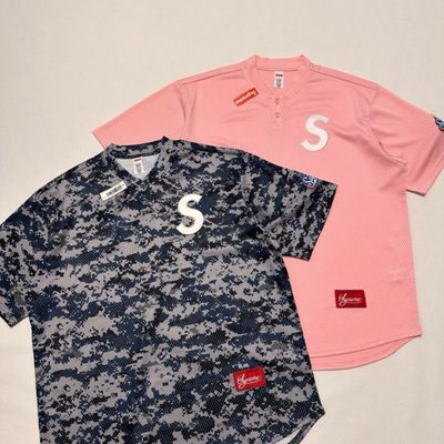 Supreme S Logo Baseball Henley — 7