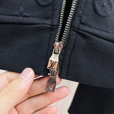 Lv zip-up hoodie and matching sweatpants set — 10