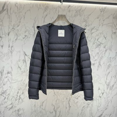 Moncler Sestriere Hooded Short Down Jacket — 5