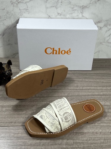 Chloé Woody lace flat mule sandals — 4