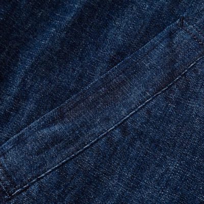 Prada Blue Chambray Denim Blouson Jacket — 6
