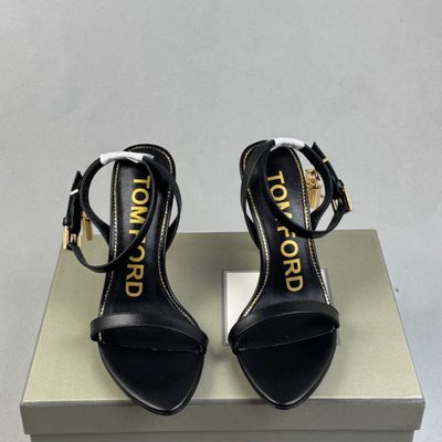 Tom Ford Padlock Leather Sandals — 3