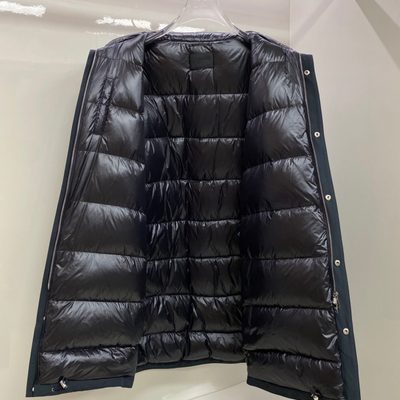 Prada Technical Fabric Down Coat — 11
