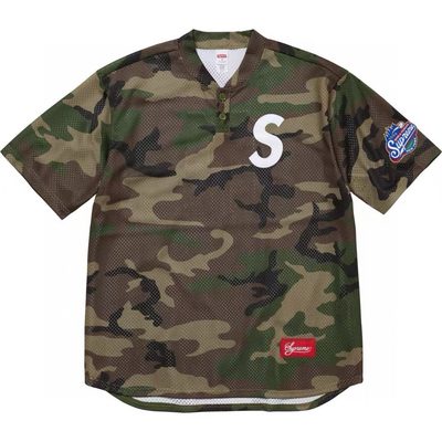 Supreme S Logo Baseball Henley — 5