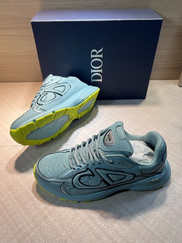 Dior B30 sneakers in blue mesh and technical fabric