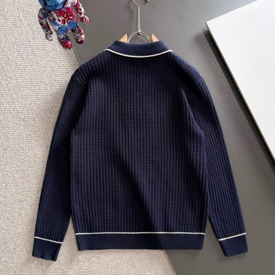 LV long-sleeve knit polo sweater — 9