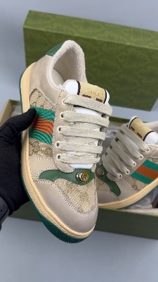 Gucci Screener GG canvas and leather sneakers — 5