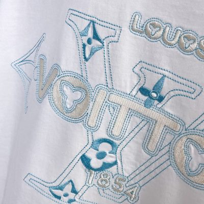 Louis Vuitton Embroidered Signature T-Shirt — 9