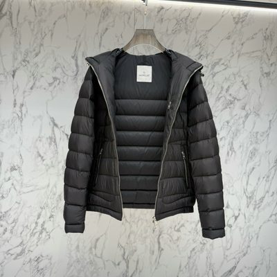 Moncler Sestriere Hooded Short Down Jacket — 5