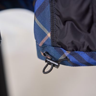Burberry blue check-pattern jacke — 10